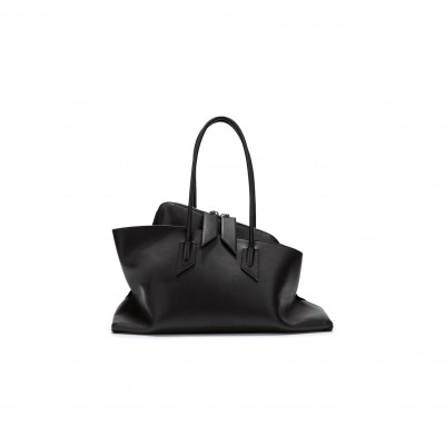 THE ATTICOLA ''LA PASSEGGIATA MEDIUM'' BLACK TOP HANDLE 250WAH00054LBT019AA100 (43*28*18cm)